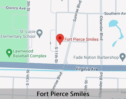 Map image for Clear Braces in Fort Pierce, FL